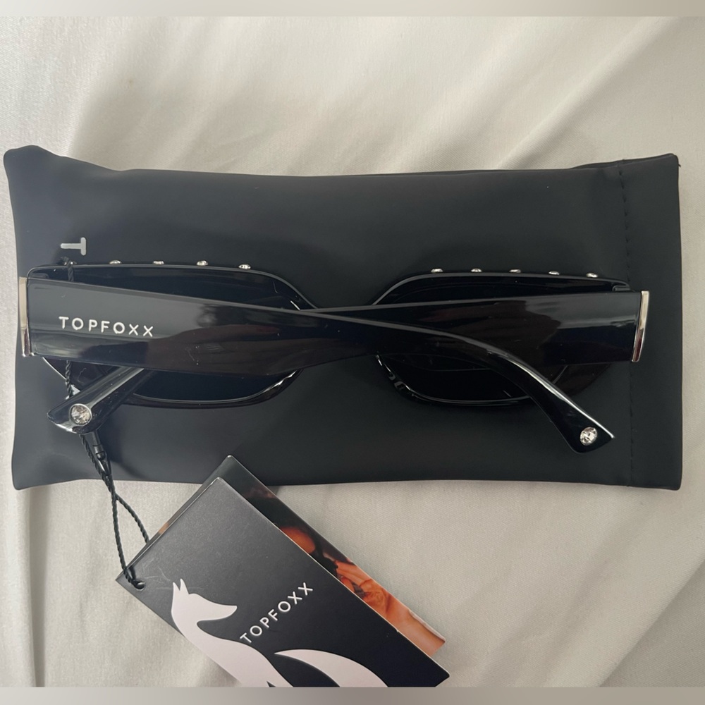 Topfoxx rectangular black sunglasses - Picture 3 of 5
